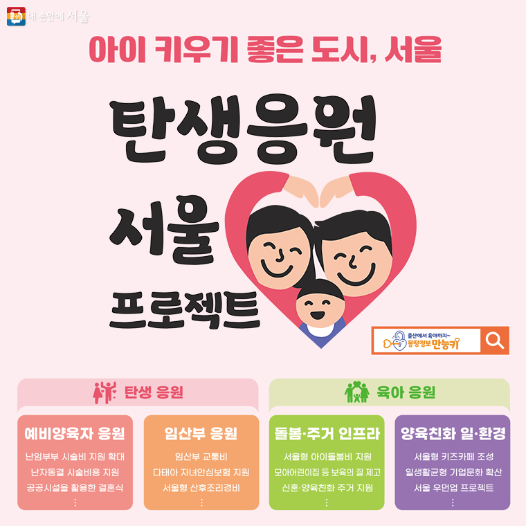 '탄생응원 서울 프로젝트' 포스터