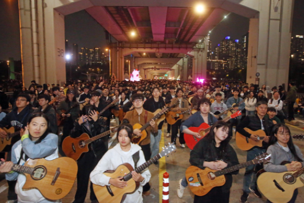 낭만한강 기타 플래시몹