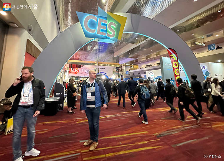서울시는 ‘CES2024’서 역대 최대 규모의 ‘서울관’을 운영하였다.